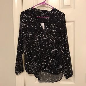 Banana Republic | BNWT Black Star Button Down
